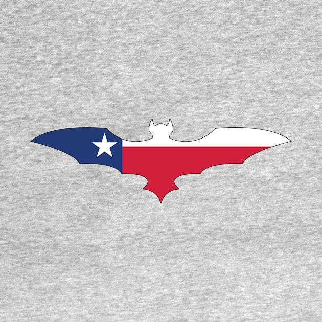 Bat Flag of Texas by Wickedcartoons